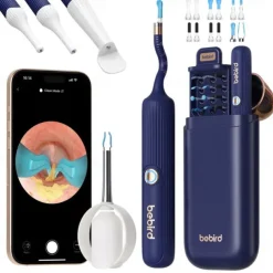 BEBIRD Earsight Plus Ear Wax Removal Tool Camera & Light Visual Earwax Cleaner with Cleaning Kit As Spade/Spoon/Pick/Tweezer Clean Ears for Family Ear-Scope Otoscope Wireless WiFi Connect