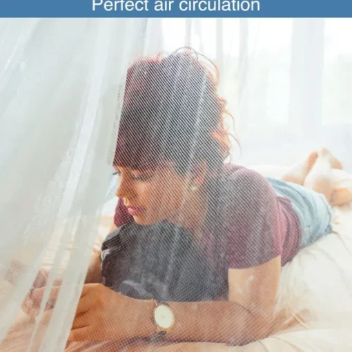 Bed Canopy Cotton Loft Solid Kids Collapsible Round Hoop Sheer Mosquito Netting Girls Bed Canopy
