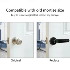 Bedroom Door Double Row Graffiti Smart Lock Home Indoor Wooden Door Fingerprint Lock Office Electronic Password Door Lock