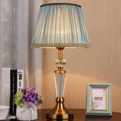 Bedside lamps Multi-shade / Ambient Lamps Crystal / Nordic Style For Living Room / Bedroom Metal Green