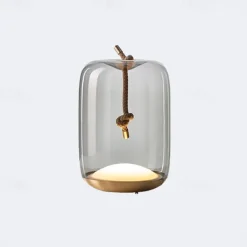 Bedside lamps Table Lamp, 3000K 18cm Modern Minimalist Art Glass Table Lamp Study Room Bedside Bed Creative Table Lamp Adjustable Classic Noble Bedroom Lamp 110-240V