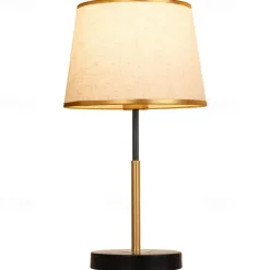 Bedside Table Lamp,Desk Lamps Modern Light Luxury Leather Table Lamp Hotel Bedroom Bedside Lamp American Decorative Table Lamps Nightstand Lamp Bedroom