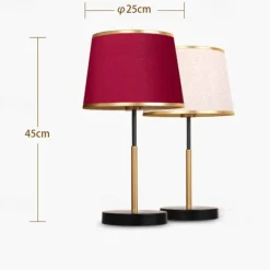 Bedside Table Lamp,Desk Lamps Modern Light Luxury Leather Table Lamp Hotel Bedroom Bedside Lamp American Decorative Table Lamps Nightstand Lamp Bedroom