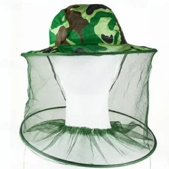Beekeeping Hat Professional Mosquito Bug Insect Outdoor Protector Bee Resistance Net Mesh Head Face Cap