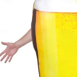 Beer Halloween Cosplay Costume Funny Costumes Carnival Costume Cosplay Funny Costume Adults' Men's Masquerade Mardi Gras Performance Halloween Masquerade Easy Halloween Costumes Dress Up