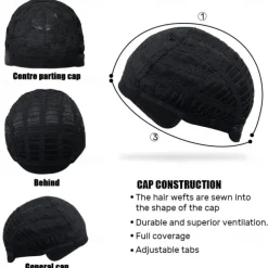 Beetlejuice 2 Lydia Deetz Cosplay Costume Party Wig Bride Fluffy Buns Curly Women'S Black Medium Long Straight Beetle Wig With Bangs Carnival Costume Accessories Halloween Wigs