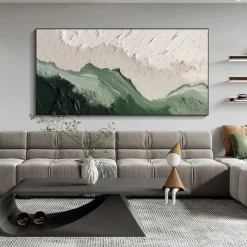 Beige Brown 3D Painting handmade Brown wabi sabi artwork oil painting hand painted Textured Oil Painting Beige Oil Painting brown Abstract Canvas Art Modern Horizontal decor art