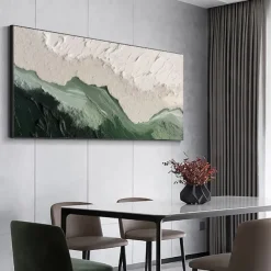 Beige Brown 3D Painting handmade Brown wabi sabi artwork oil painting hand painted Textured Oil Painting Beige Oil Painting brown Abstract Canvas Art Modern Horizontal decor art