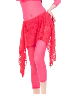 Belly Dance Hip Scarf Lace Women's Training Chiffon