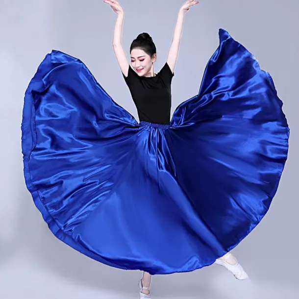 Belly Dance Latin Dance Ballroom Dance Skirts Pure Color Women's Performance Party High POLY