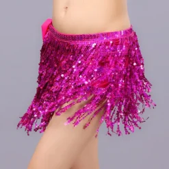 Belly Dance Skirt Hip Scarf Dance Hip Belt Latin Dance Hula Hip Scarf