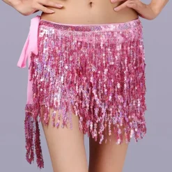 Belly Dance Skirt Hip Scarf Dance Hip Belt Latin Dance Hula Hip Scarf