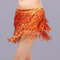 Belly Dance Skirt Hip Scarf Dance Hip Belt Latin Dance Hula Hip Scarf