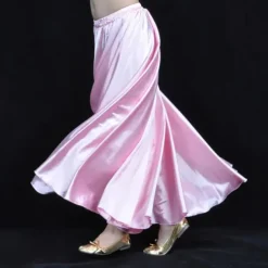 Belly Dance Skirts Ruching Women's Training Performance Natural Nylon