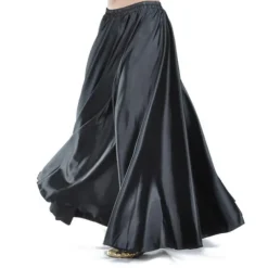 Belly Dance Skirts Ruching Women's Training Performance Natural Nylon