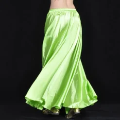 Belly Dance Skirts Ruching Women's Training Performance Natural Nylon