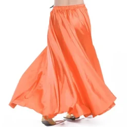 Belly Dance Skirts Ruching Women's Training Performance Natural Nylon