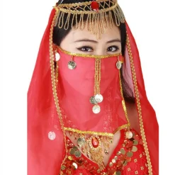Belly Dance Veil Women's Performance Polyester Sequin Veil
