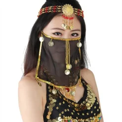 Belly Dance Veil Women's Performance Polyester Sequin Veil