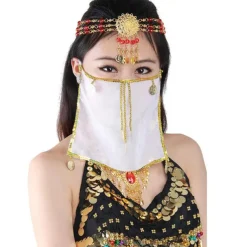 Belly Dance Veil Women's Performance Polyester Sequin Veil