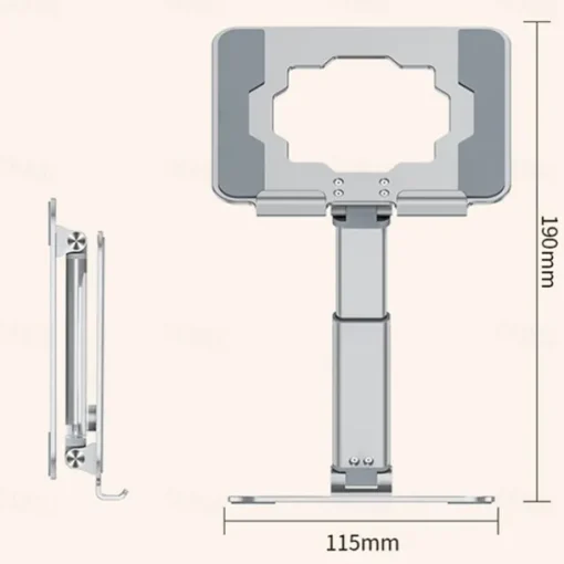 Best Sellers 360 rotating adjustable foldable aluminum alloy Carbon stand holder desktop tablet Holder for phone and tablet