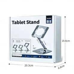 Best Sellers 360 rotating adjustable foldable aluminum alloy Carbon stand holder desktop tablet Holder for phone and tablet
