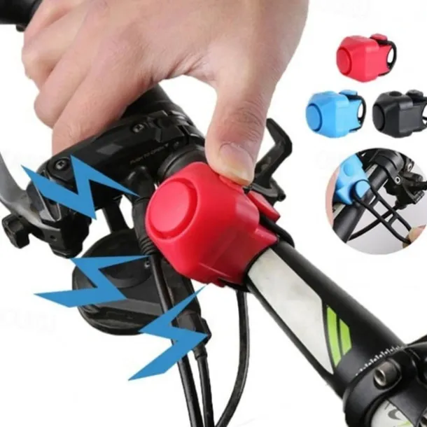 Bike Electronic Loud Horn 130 db Warning Safety Electric Bell Police Siren Bicycle Handlebar Alarm Ring Bell Cycling Scooter