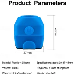 Bike Electronic Loud Horn 130 db Warning Safety Electric Bell Police Siren Bicycle Handlebar Alarm Ring Bell Cycling Scooter