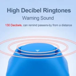 Bike Electronic Loud Horn 130 db Warning Safety Electric Bell Police Siren Bicycle Handlebar Alarm Ring Bell Cycling Scooter
