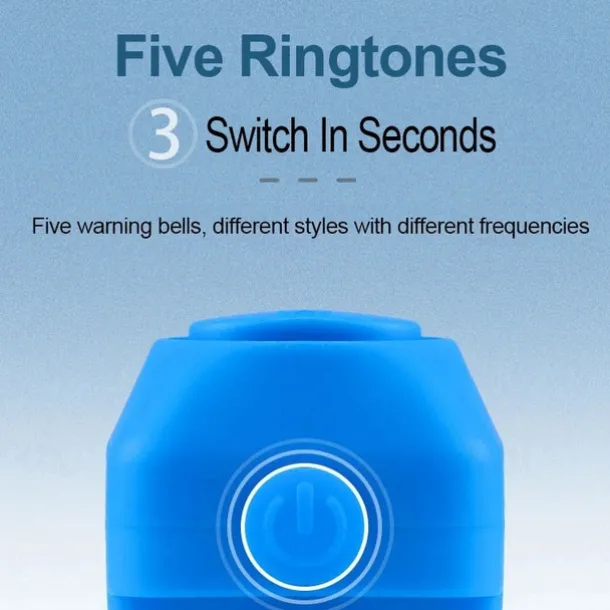 Bike Electronic Loud Horn 130 db Warning Safety Electric Bell Police Siren Bicycle Handlebar Alarm Ring Bell Cycling Scooter