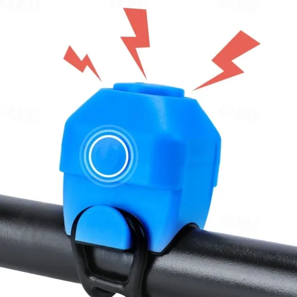 Bike Electronic Loud Horn 130 db Warning Safety Electric Bell Police Siren Bicycle Handlebar Alarm Ring Bell Cycling Scooter