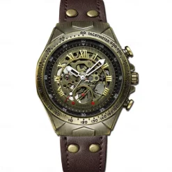 BINBOND A275 Men's Watches Retro Luxury Bronze Automatic Mechanical Watch Fashion Sports Mens Wristwatches