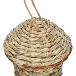 Bird House for Outside Hanging,Grass Handwoven Bird Nest,Hummingbird House,Natural Bird Hut Outdoor,Birdhouse for Kids,Songbirds House