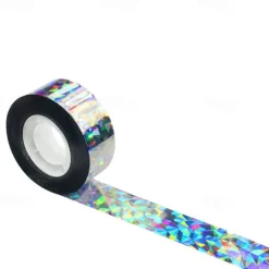 Bird Scare Tape Ribbon, Reflective Tape Ribbon for Birds Woodpecker Scare Reflective Flash Tape Scare Birds Away for Outdoor, House, Garden, Patio, Orchard