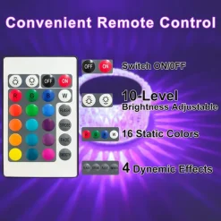 Bird's Nest Crystal Table Lamp Night Light Ambient Light 16 Color RGB Dimmable Touch Remote Control Light 1200mAh Rechargeable Decor Desk Lamp Acrylic Modern Style Romantic Bedside Lamp