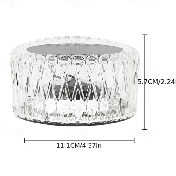 Bird's Nest Crystal Table Lamp Night Light Ambient Light 16 Color RGB Dimmable Touch Remote Control Light 1200mAh Rechargeable Decor Desk Lamp Acrylic Modern Style Romantic Bedside Lamp