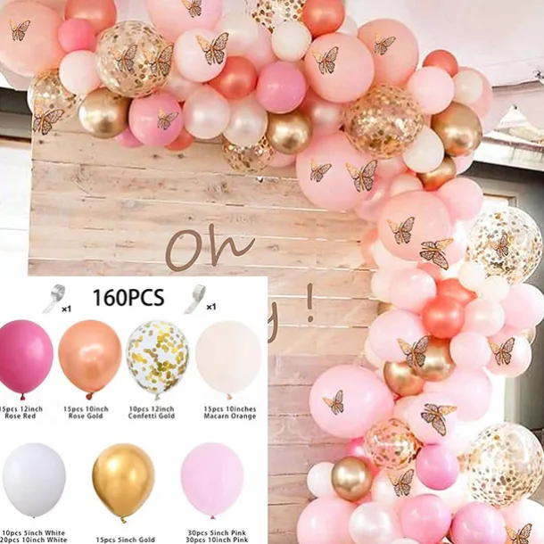 Birthday balloon set party decoration balloons wedding room scene decoration balloon chain arch