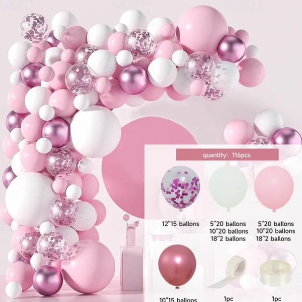 Birthday balloon set party decoration balloons wedding room scene decoration balloon chain arch