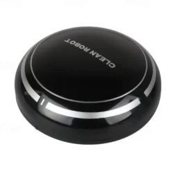Black Automatic Rechargeable Smart Robot Vacuum Cleaner Suction Sweeping Robot