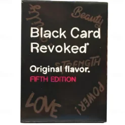 Black Card Revoked Original Flavor Fifth Edition Mystery Trivia Game, Standard Edition for Teens and Adults Paper Material