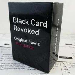 Black Card Revoked Original Flavor Fifth Edition Mystery Trivia Game, Standard Edition for Teens and Adults Paper Material