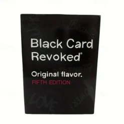 Black Card Revoked Original Flavor Fifth Edition Mystery Trivia Game, Standard Edition for Teens and Adults Paper Material