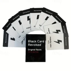 Black Card Revoked Original Flavor Fifth Edition Mystery Trivia Game, Standard Edition for Teens and Adults Paper Material