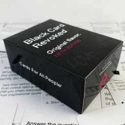 Black Card Revoked Original Flavor Fifth Edition Mystery Trivia Game, Standard Edition for Teens and Adults Paper Material