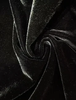 Black Green Two Piece Pantsuit Mother of the Bride Dress Vintage Simple Casual Lapel Floor Length Velvet Long Sleeve with Buttons 2025