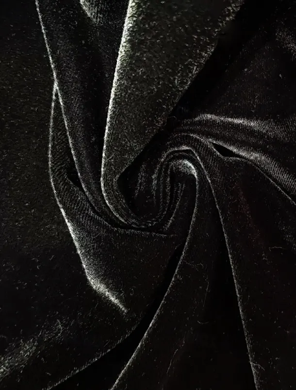 Black Jumpsuit Mother of the Bride Elegant Minimalist Lapel Floor Length Velvet Long Sleeve with Buttons Solid Color 2025