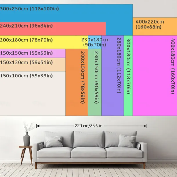 Blacklight Tapestry UV Reactive Glow in the Dark Glow Party Neon Unicorn Animal Psychedelic Trippy Misty Hanging Tapestry Wall Art Mural for Living Room Bedroom