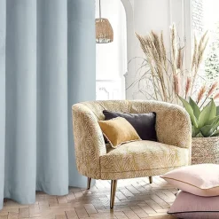 Blackout Curtain Drapes Velvet Farmhouse Grommet/Eyelet IKEA Series Curtain Panels For Living Room Bedroom Door Kitchen Window Treatments Thermal Insulated Room Darkening