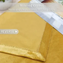 Blackout Curtain Drapes Velvet Farmhouse Grommet/Eyelet IKEA Series Curtain Panels For Living Room Bedroom Door Kitchen Window Treatments Thermal Insulated Room Darkening