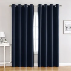 Blackout Curtains Thermal Insulated Long Curtains& Drapes Room Darkening Curtains for Living Room Bedroom Window
